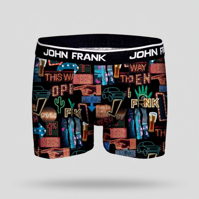 Цветни памучни боксерки John Frank...