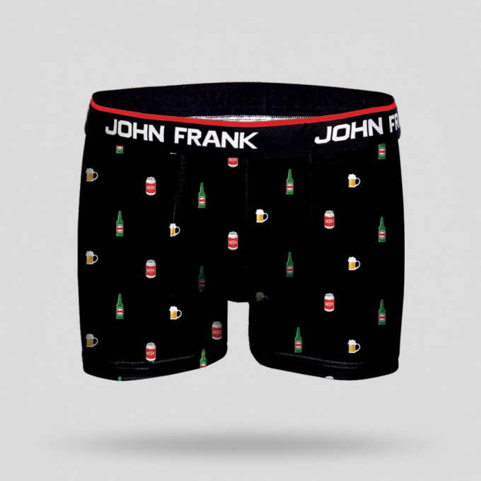 Тематични боксерки с бира 10839 - Черен