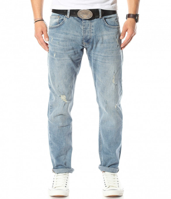 Светли пролетни дънки Red Point 10917...