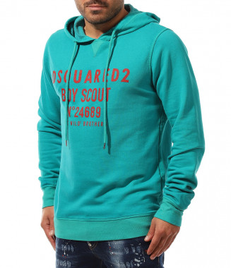 Суитчер с ярък надпис DSQ -... 2