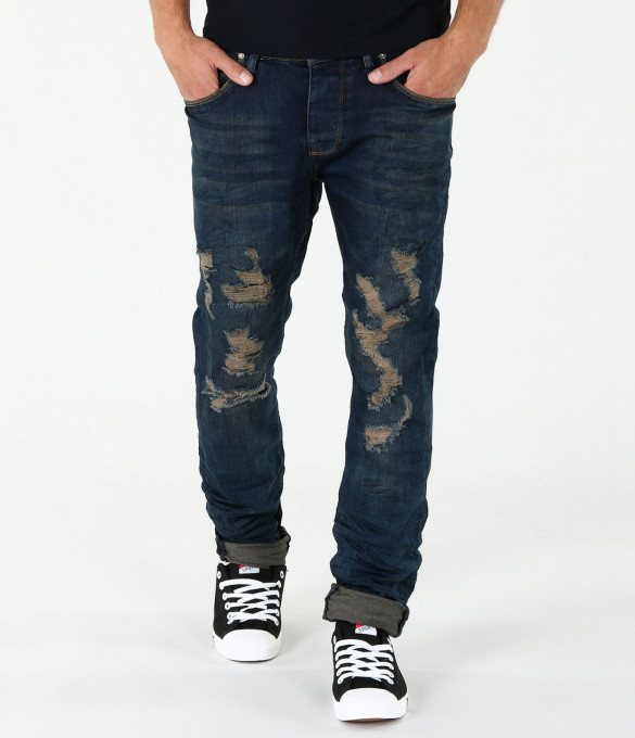 Мъжки сини дънки-3944