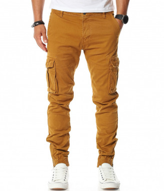 Ежедневен карго панталон с...