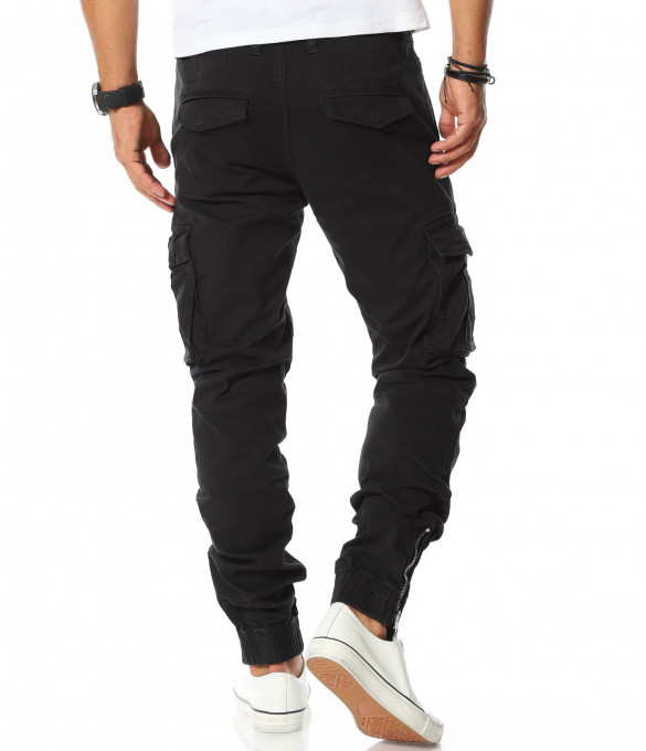 Ежедневен карго панталон с ластик...