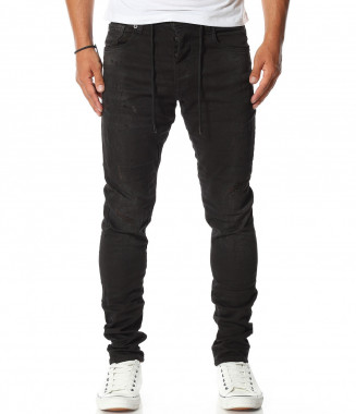 Skinny дънки със спортен...