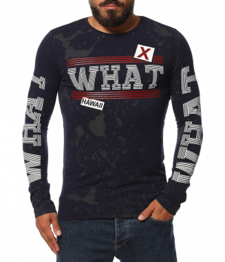 Есенна блуза с напръскан...