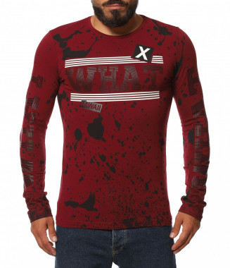 Есенна блуза с напръскан...