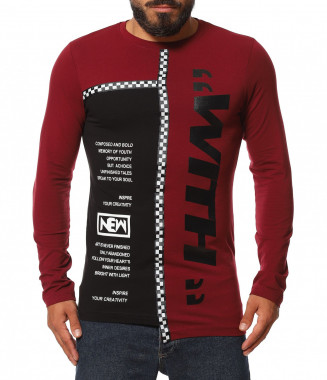 Блуза с нетипична линия...