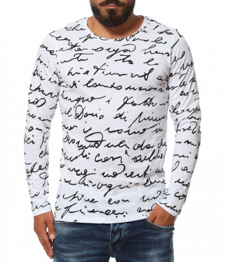 Есенна блуза с надписи...