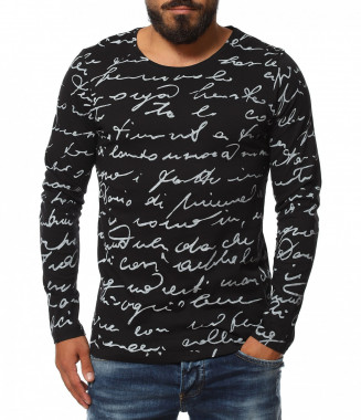 Есенна блуза с надписи...