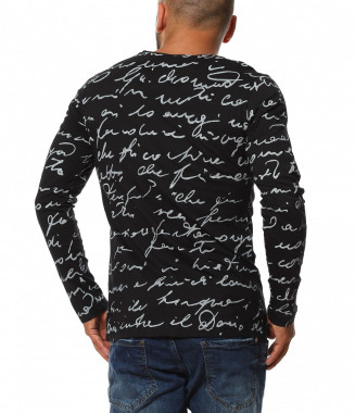 Есенна блуза с надписи... 2