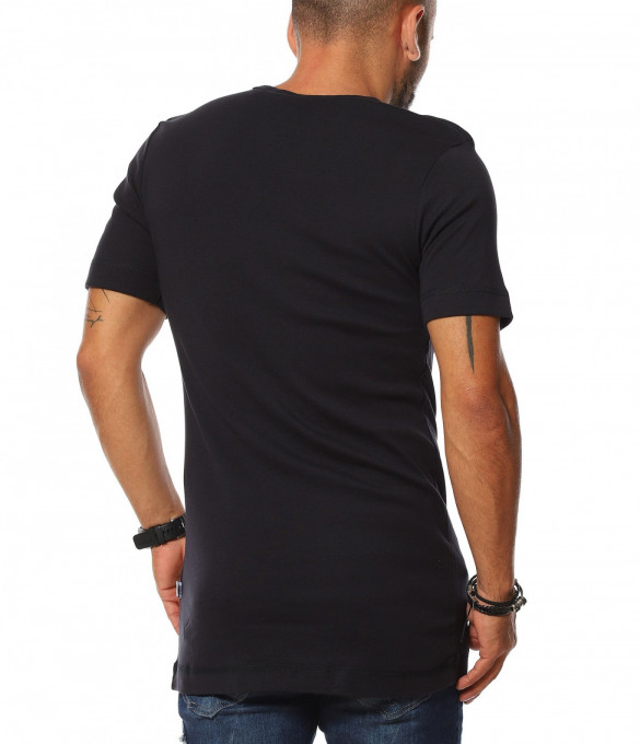 Класна блуза в еднотонен принт 11628...