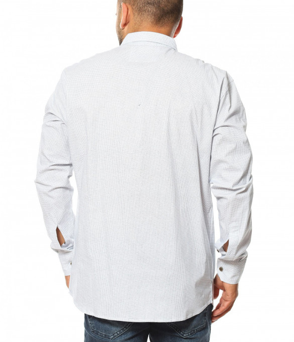 Бяла риза в големи размери 11588 - Бял