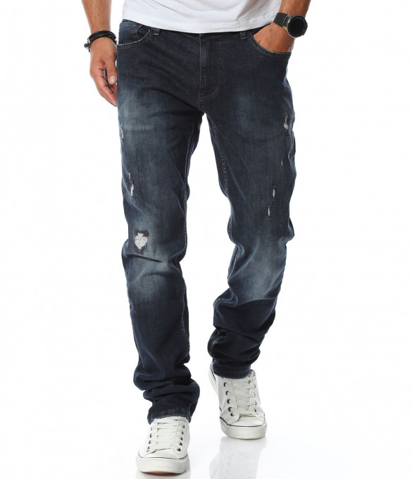 Ежедневни дънки с права кройка 11792...