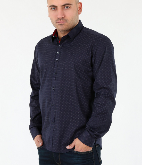 Мъжка актуална риза-4010