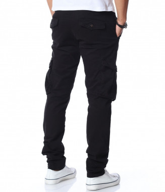 Едноцветен карго панталон... 2