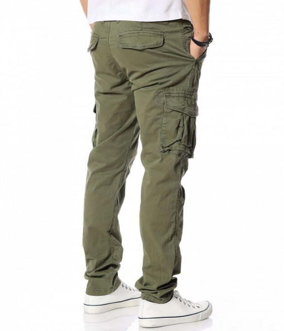 Типичен карго панталон 12047 - Зелен
