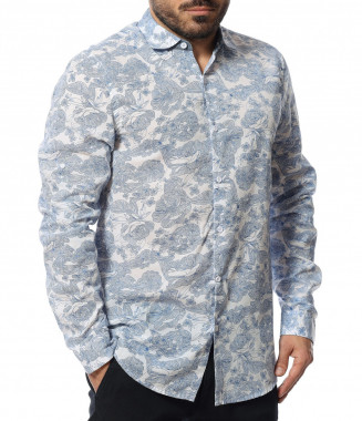 Вечерна риза с флорален... 2