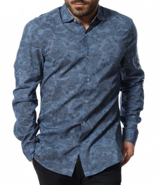 Вечерна риза с флорален... 2