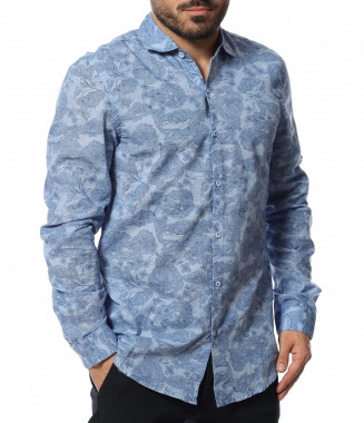 Вечерна риза с флорален... 2