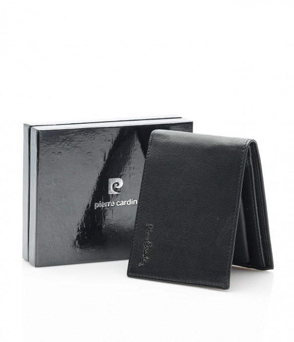 Стилен портфейл  12111 - Черен