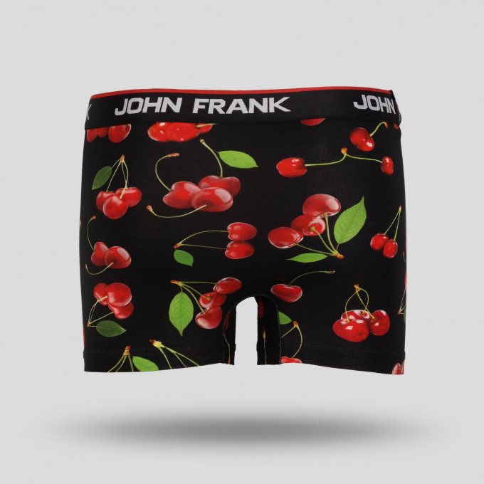 Цветни боксерки с череши 3818 - Черен