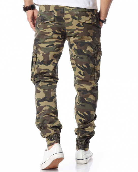 Kамуфлажен панталон 12131 - Кафяв...