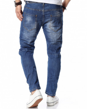 Сини дънки с декорация... 2