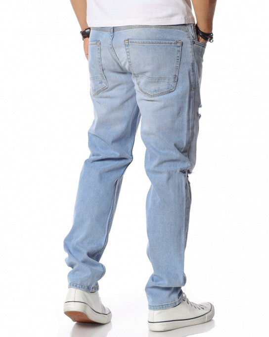 Стандартни сини дънки 12146 - Син