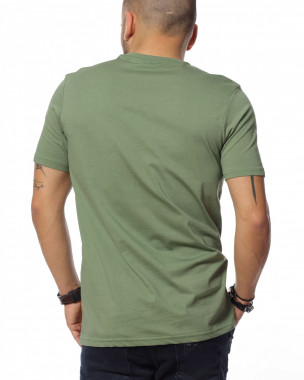 Едноцветна тениска с надпис... 2