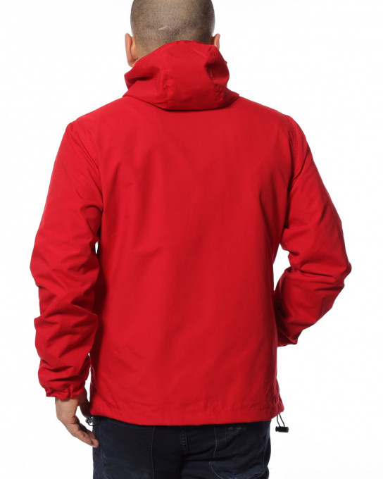 Едноцветно пролетно яке 12154 - Червен