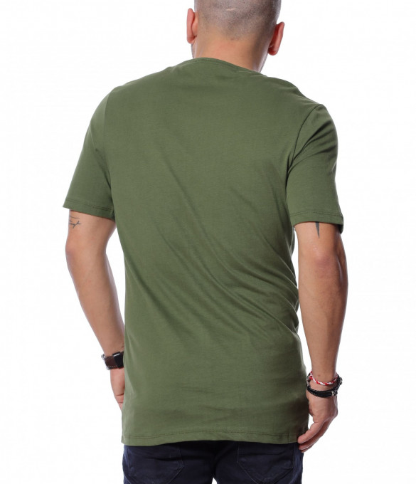 Тениска с надпис Hawaii 12173 - Зелен