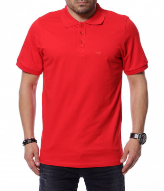 Блуза с къс ръкав и яка...