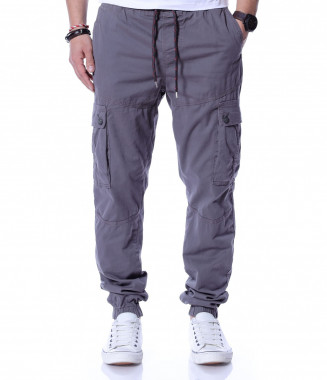 Стилен карго панталон с...