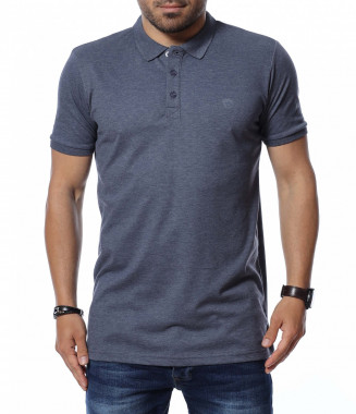 Разноцветна тениска с яка...