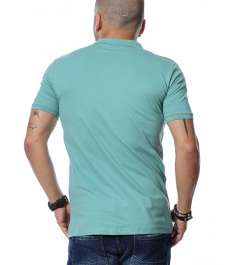 Разноцветна тениска с яка... 2