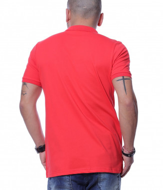 Разноцветна тениска с яка... 2