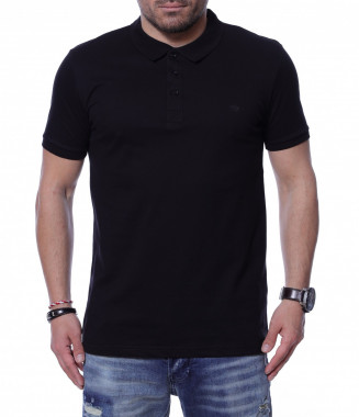 Разноцветна тениска с яка...