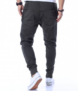 Еднотонен карго панталон...