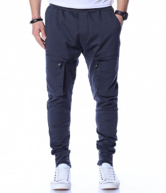 Еднотонен карго панталон...