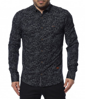 Актуална риза с принт 12297...