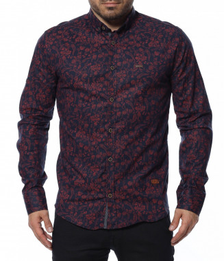 Актуална риза с принт 12297...