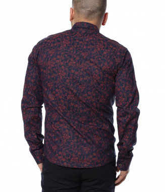 Актуална риза с принт 12297... 2