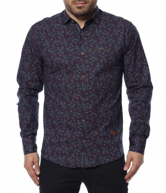 Риза с флорален принт 12290...