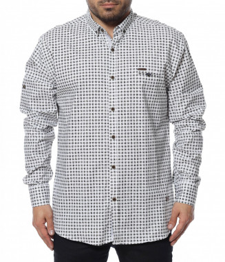 Карирана oversize риза...