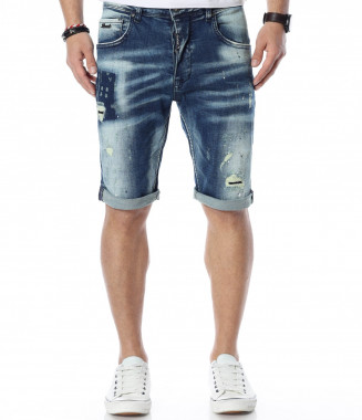 Къси дънки 12374 - Син