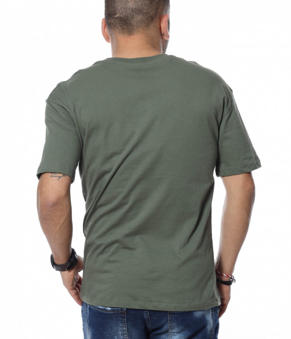 Изразителна тениска 12357 - Зелен