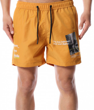 Едноцветни бански с щампа...