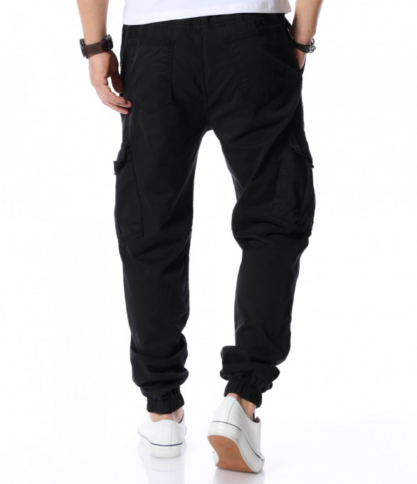 Карго панталон 12492 - Черен