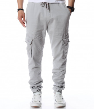 Карго панталон 12492 - Сив