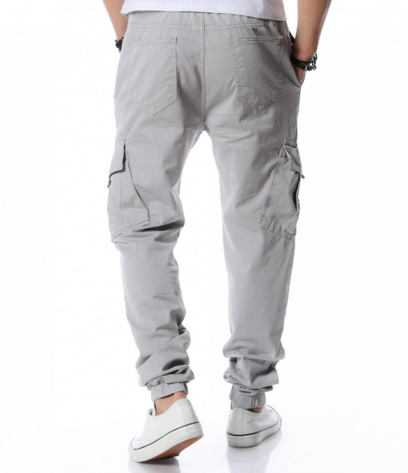 Карго панталон 12492 - Сив